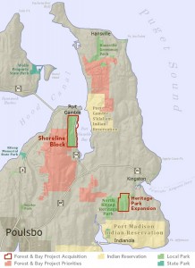 Map of expansions and project priorities. Map courtesy of Forterra