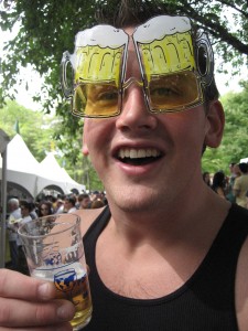 Beer goggles at Seattle International Beer Fest